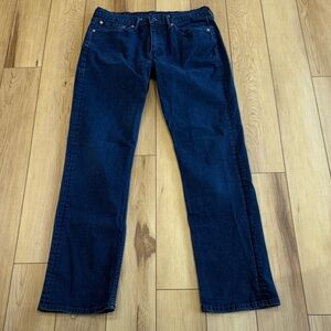 Levi's Dark Indigo Straight Jeans